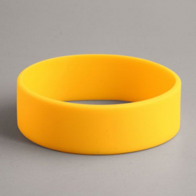 5. WB-SL-BL Yellow Silicone Wristbands 