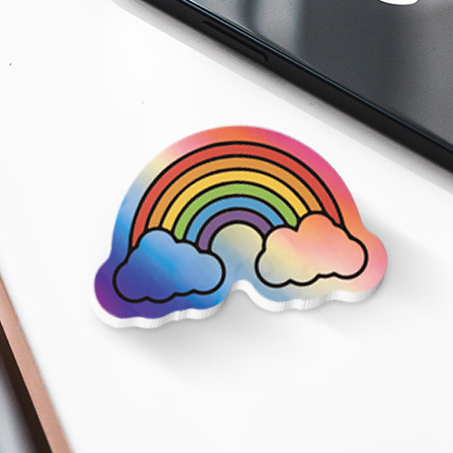 6. Rainbow Custom Stickers