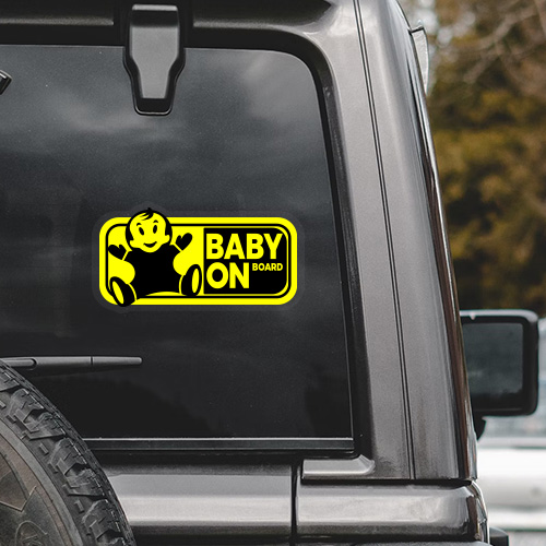 7. Baby Static Cling Decals
