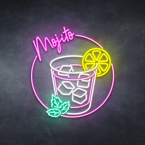 4. Mojito Neon Sign