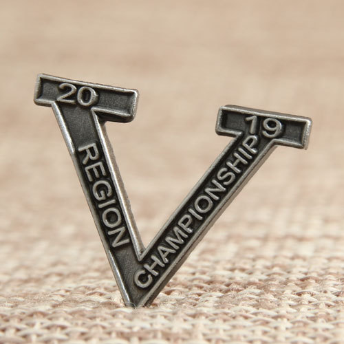 2. V Personalized Lapel Pin