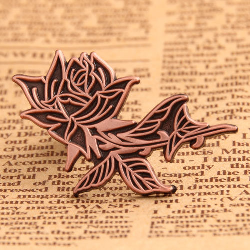 10. Rose Antique Pin 