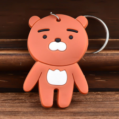 2. Bear 3D PVC Keychain