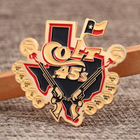 9. Colt 45’s Custom Baseball Pins