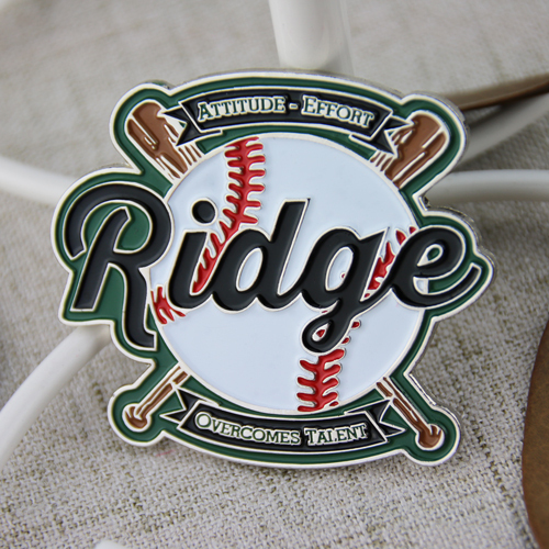 2. Ridge Custom Baseball Pins