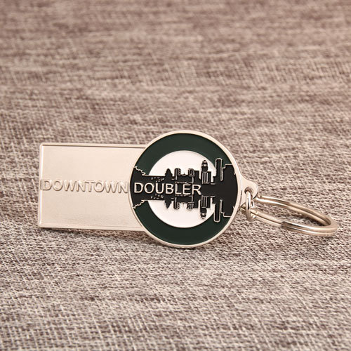 Downtown Doubler Personalized Keychains