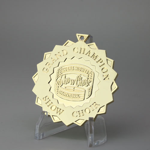 8. Custom Grand Champion Gold Medals