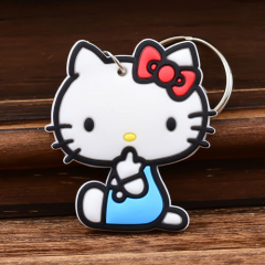 7. Hello Kitty PVC Keychain