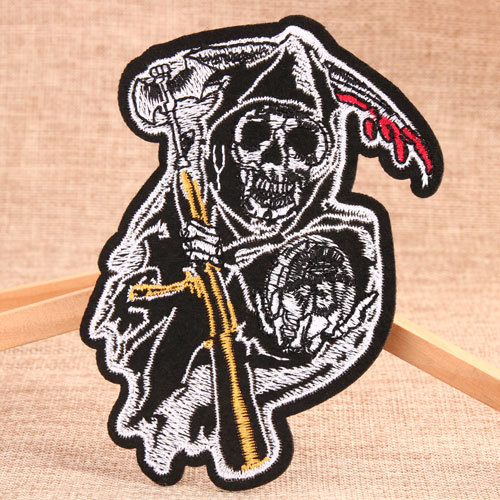 10. Skeleton Custom Made Patches