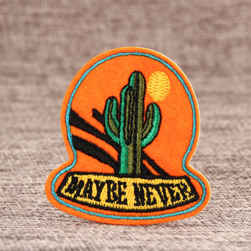6. Strong Cactus Custom Made Patches