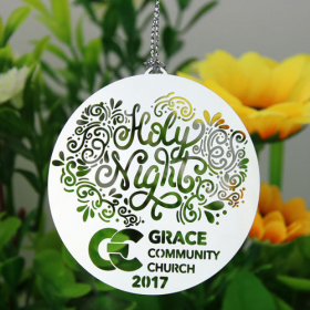 1. Grace Community Church Custom Ornaments