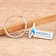 One World Observatory Personalized Keychains