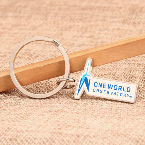 One World Observatory Personalized Keychains