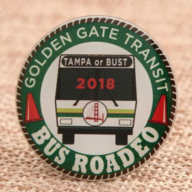 13. Golden Gate Transit Lapel Pins