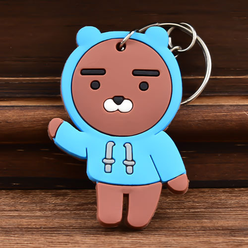 5. Bear PVC Keychain