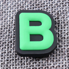 3. Letter B PVC Patches