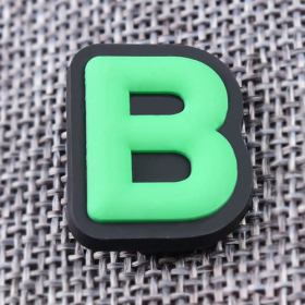 3. Letter B PVC Patches