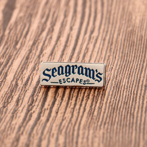 7. Seagrams Enamel Pins