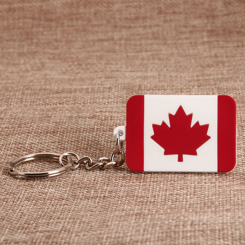 23. Canada PVC Keychain