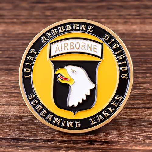 21. Airborne Custom Challenge Coin