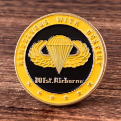 21. Airborne Custom Challenge Coin