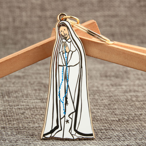 Nun Hard Enamel keychains 