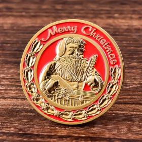 25. Santa Personalized Coin