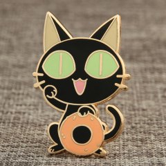 12. Cat Custom Enamel Pin 