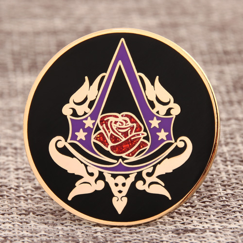 16. Rose Hard Enamel Pin