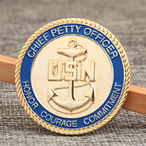 13. US Custom Navy Coin