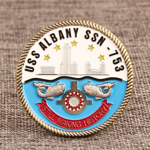 6. USS Navy Coin