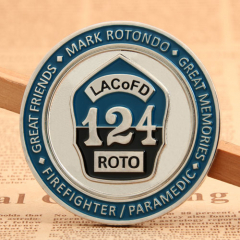 10. Lacofd Firefighter Coin