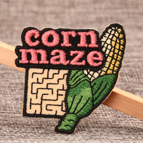 Corn Maze Custom Embroidered Patches