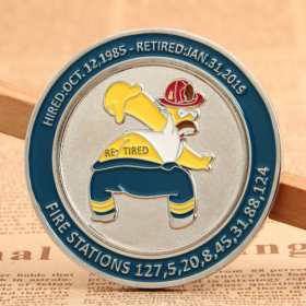 10. Lacofd Firefighter Coin