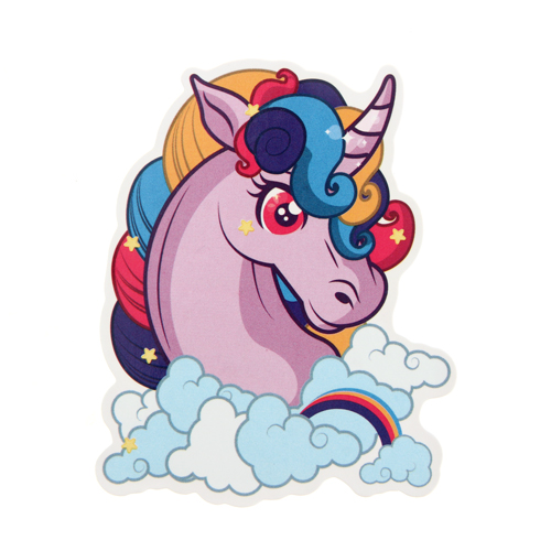 12. Cute Unicorn Custom Stickers