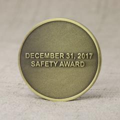 4. Safety Custom Challenge Coins No Minimum