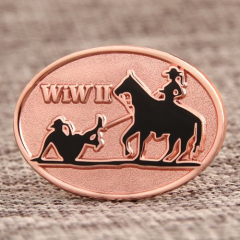 19. Cowboy Custom Enamel Pin 