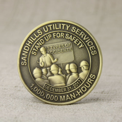 4. Safety Custom Challenge Coins No Minimum