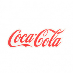 6. Coca Cola Letter Stickers