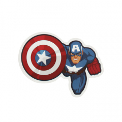 5. Captain America Die Cut Stickers 
