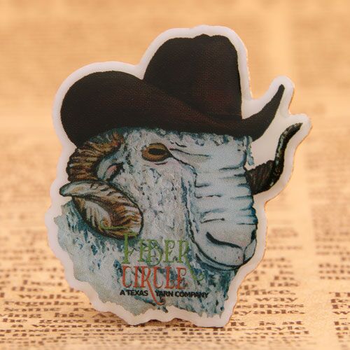 25. Custom Gentleman Sheep  Pins