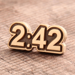 7. 2:42 O'clock Enamel Pin 