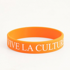 17. WB-SL-PR Orange Printed Wristbands Cheap