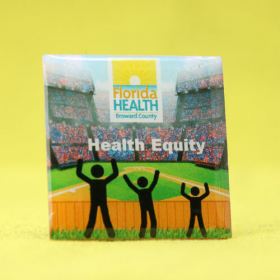 15. Custom Health Equity Pins