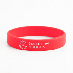 10. WB-SL-PR Social Man Awesome Wristbands