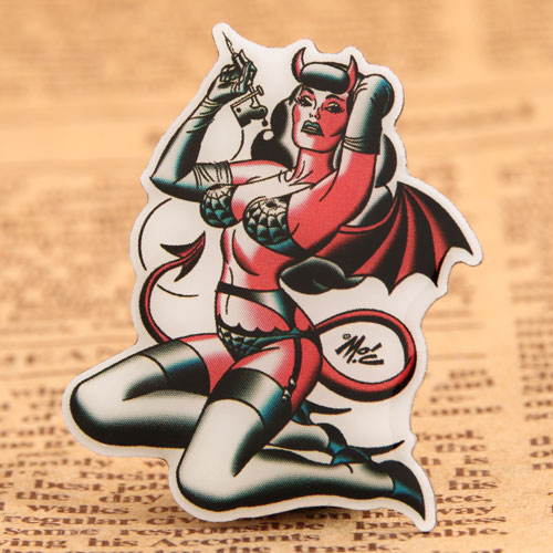  Demon Girl Custom Pins