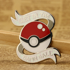 12. Custom Poke Ball Pins