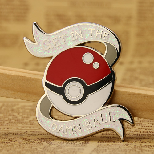 12. Custom Poke Ball Pins