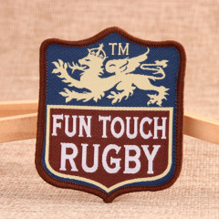 Fun Touch Rugby Woven Patches