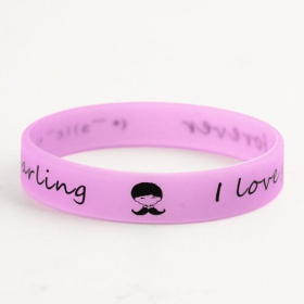 7.WB-SL-PR  I Love You Forever Awesome Wristbands